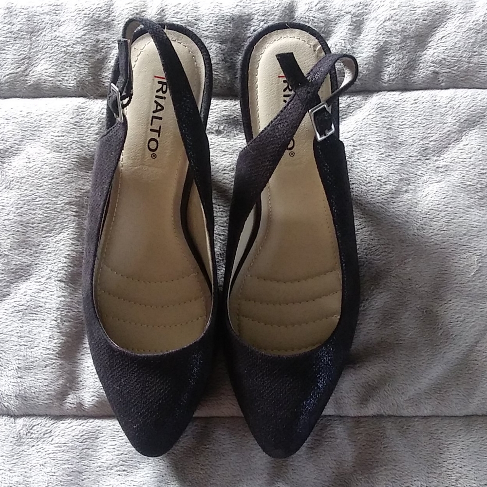 Rialto black heels size 7